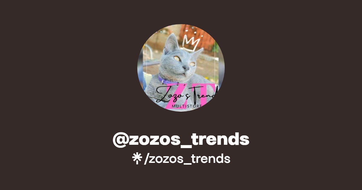 zozos_trends Instagram, Facebook Linktree