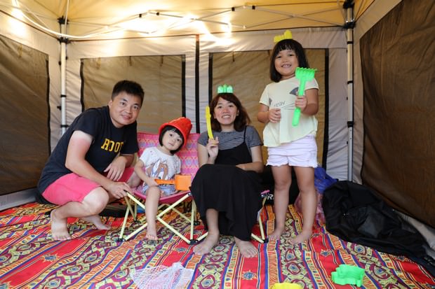 【親子遊】第三十五露~10/1-10/2細雨天晴.沙坑+戲水池~大湖微笑山丘