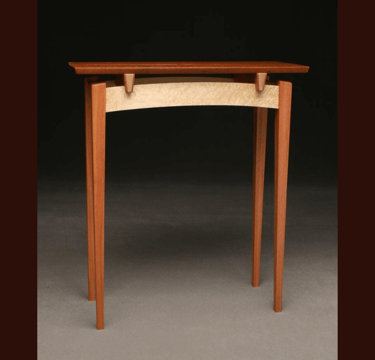 Floating Top Hall Table Susan Link Woodworks