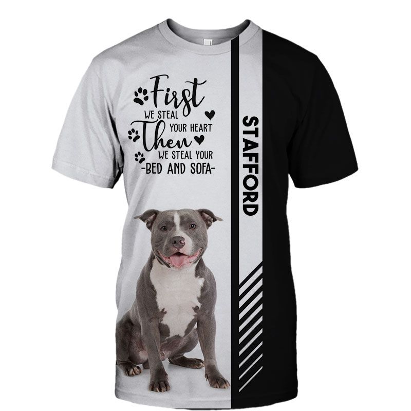 Staffordshire Bull Terrier Men and Women shirt, hoodie, clothing Shirts Plus size 6XL