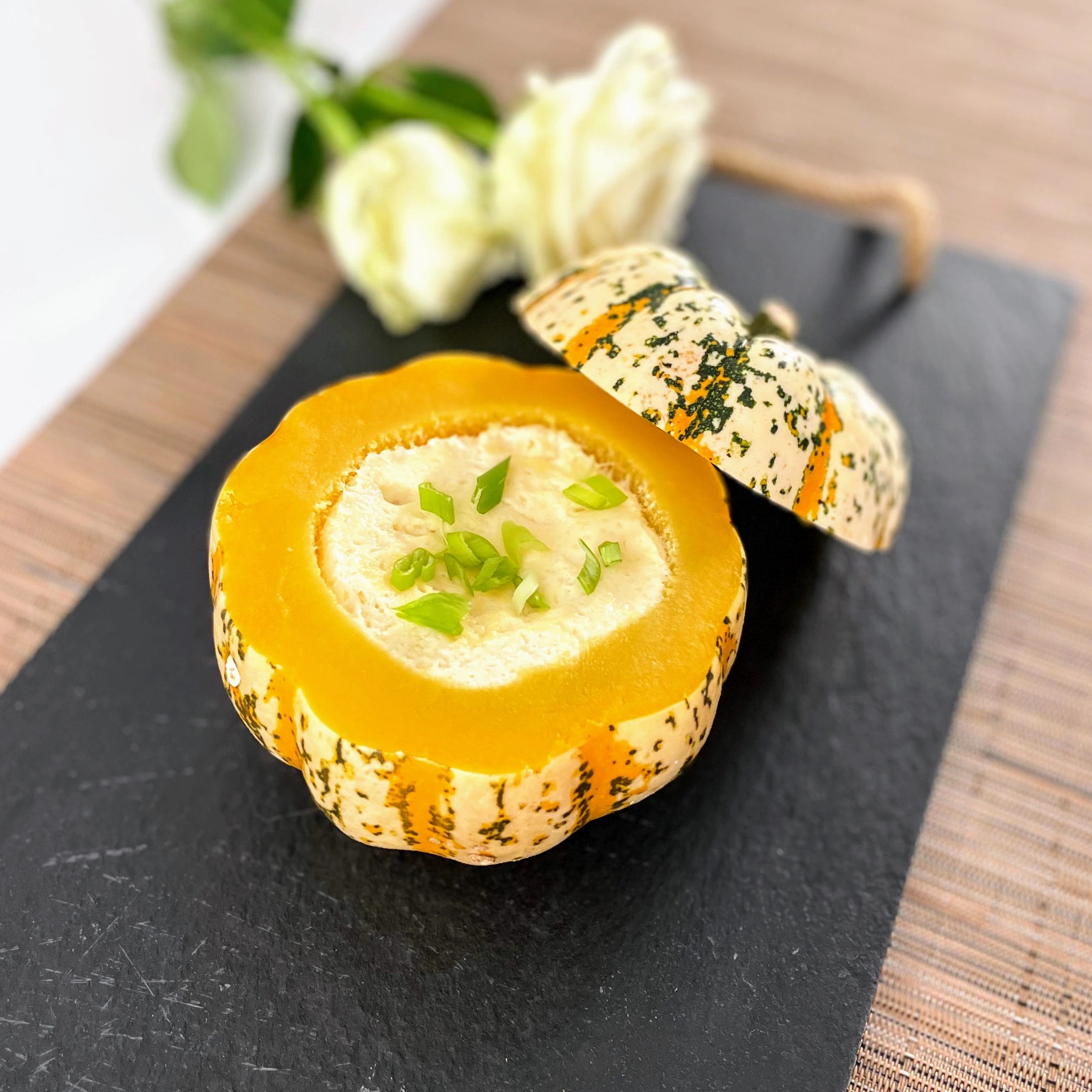 Healthy Steamed Pumpkin with Prawns Recipe DiabeticFriendly Delight Lin's Chinese Kitchen