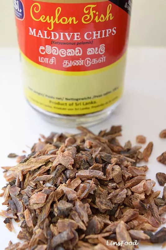 Maldive Fish, an essential ingredient in Sri Lankan Cooking