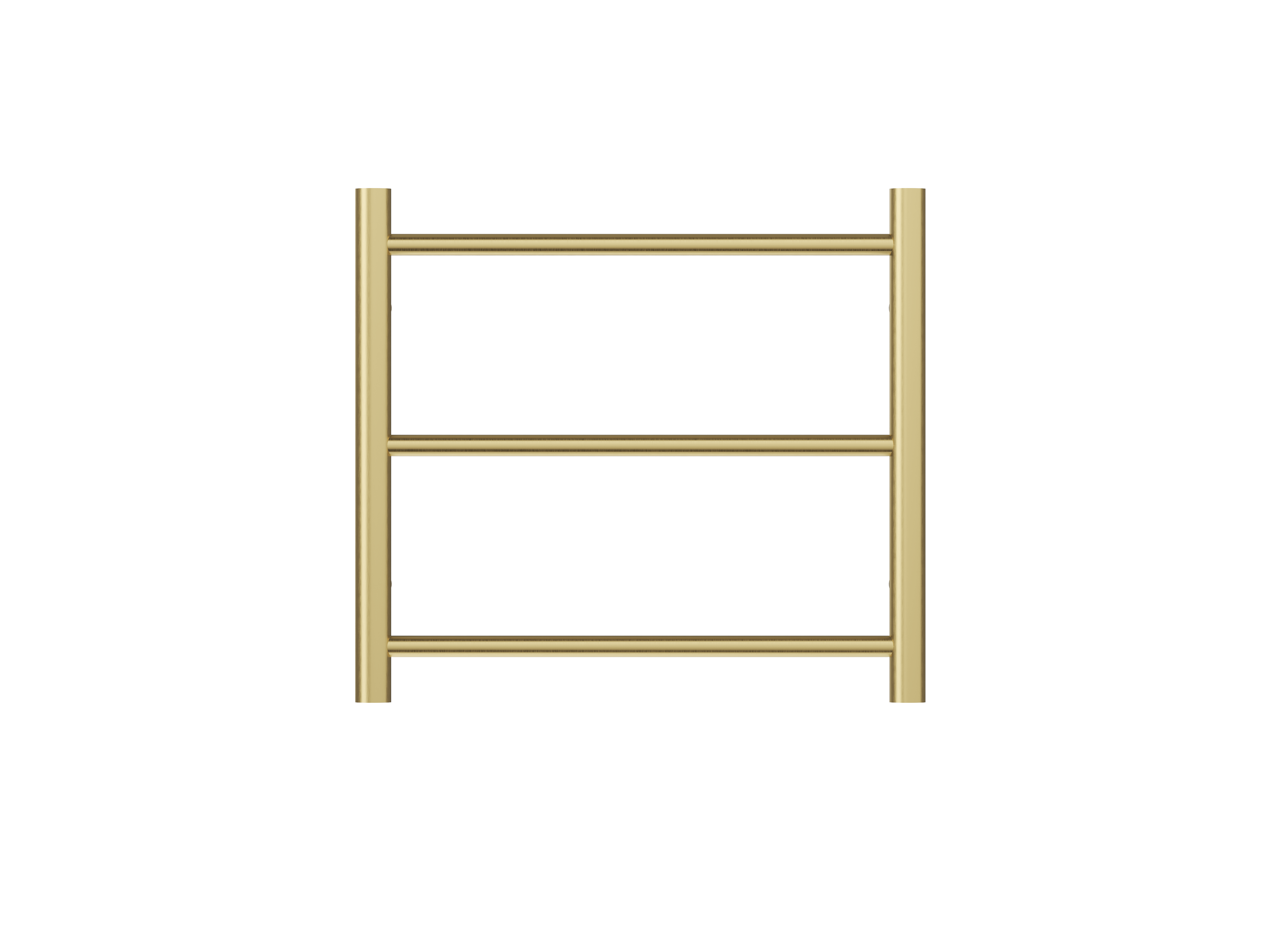 Avid 3 Bar Heated Towel Rail Brushed Brass LINSOL
