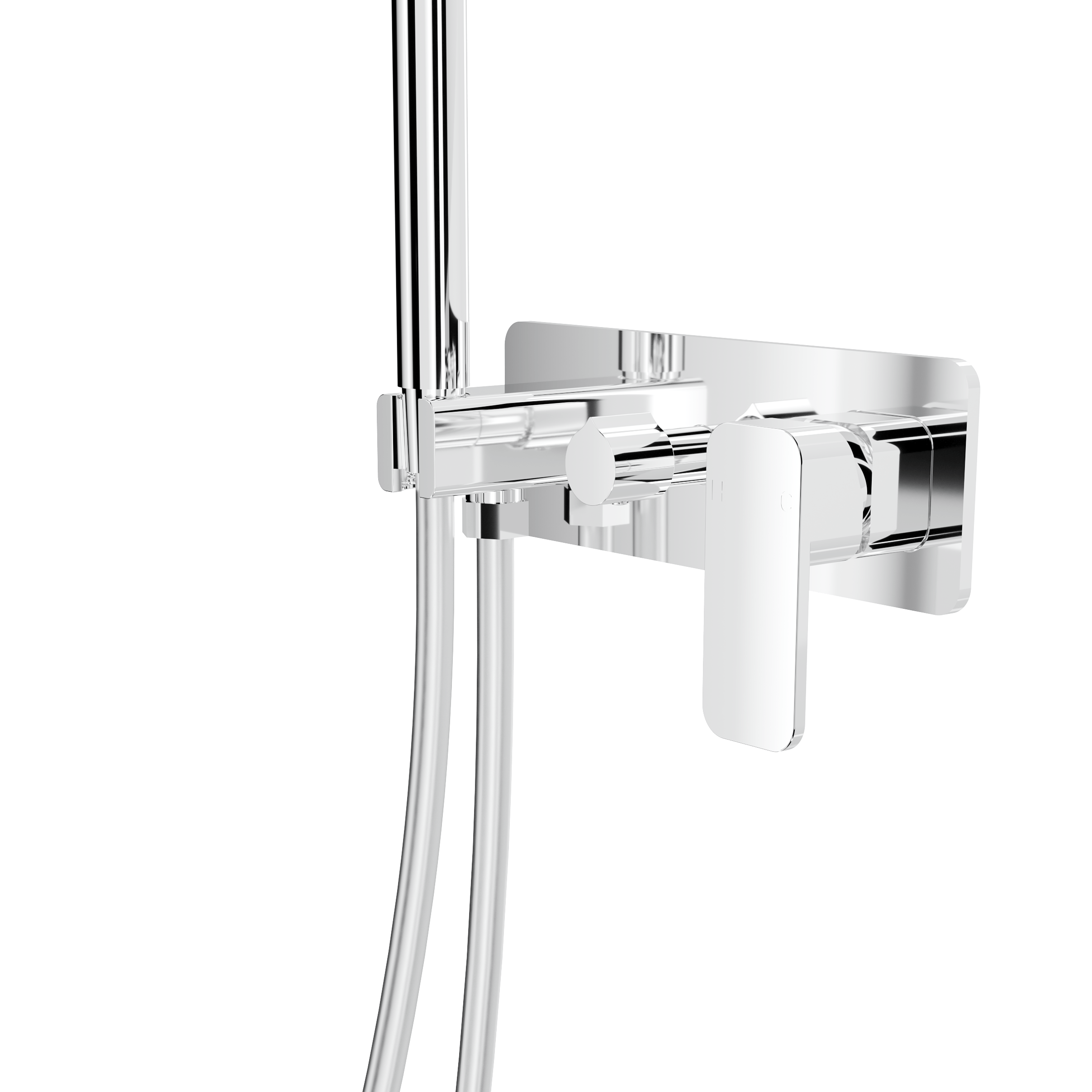 Zia Wall Mixer with Hand Shower Chrome LINSOL