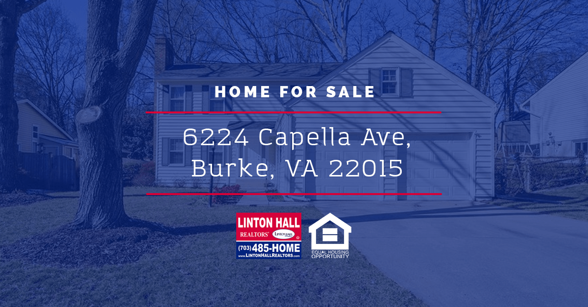 6224 Capella Ave, Burke, VA 22015 Home for Sale Linton Hall Realtors