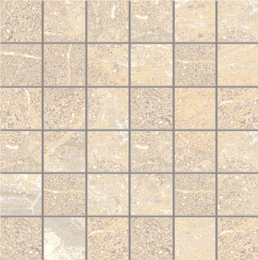 KeniaCremaMosaic Lint Tile