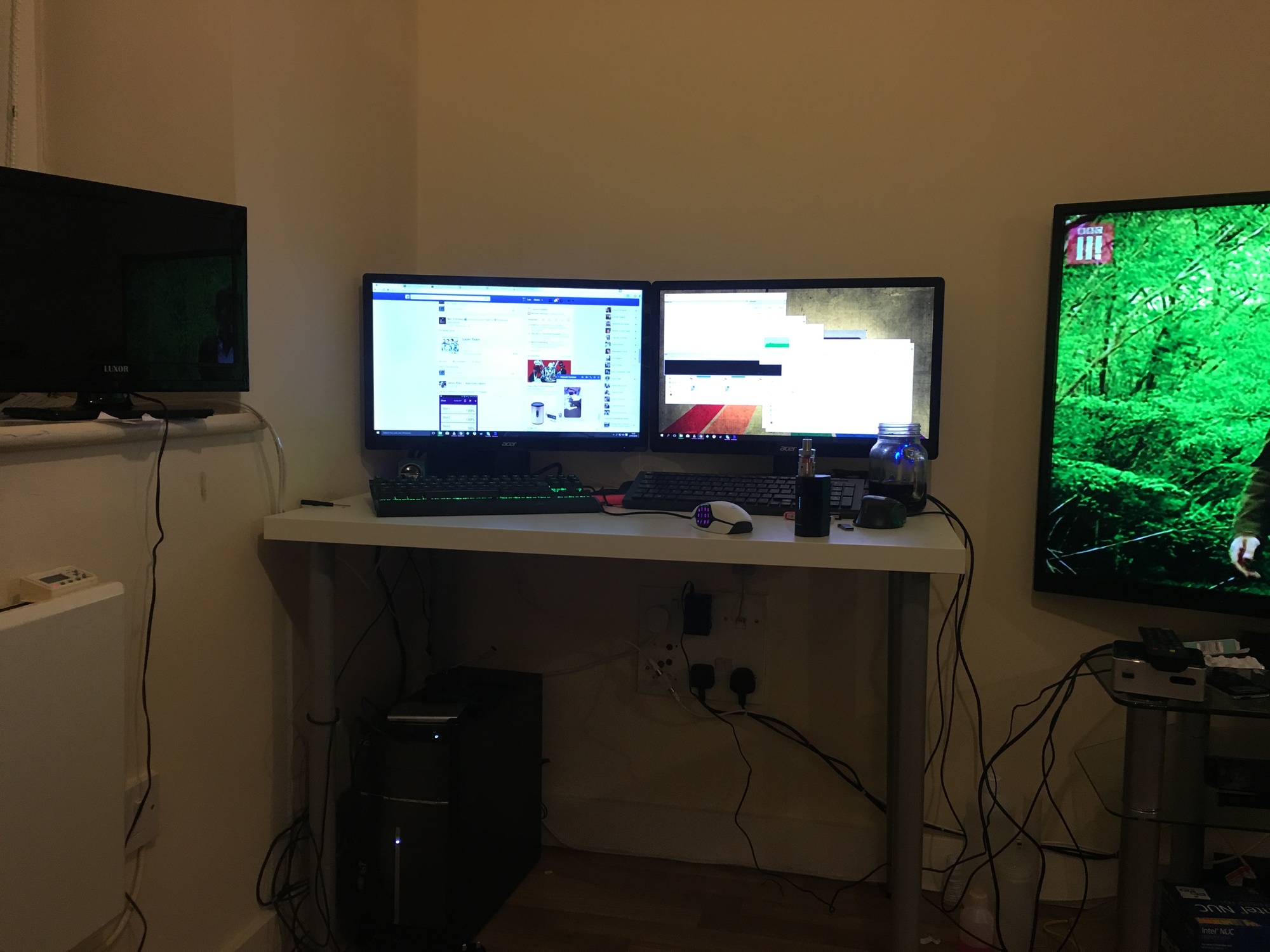 Will a 27 inch monitor be to big for my desk? Pictures Will a 27 inch monitor be to big for my desk? Pictures