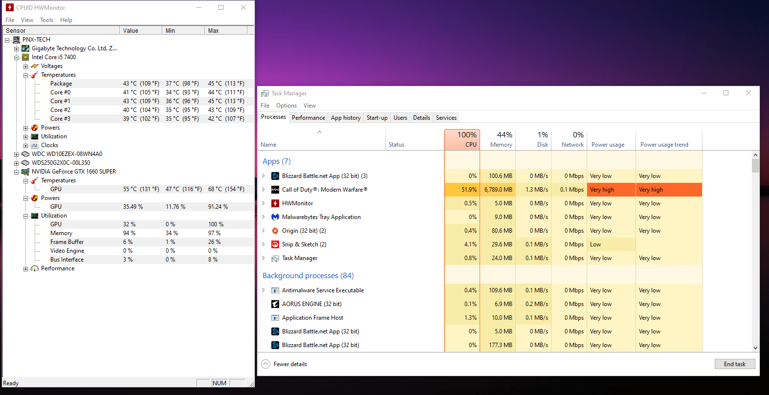 COD Warzone CPU 100 usage PC Gaming Linus Tech Tips