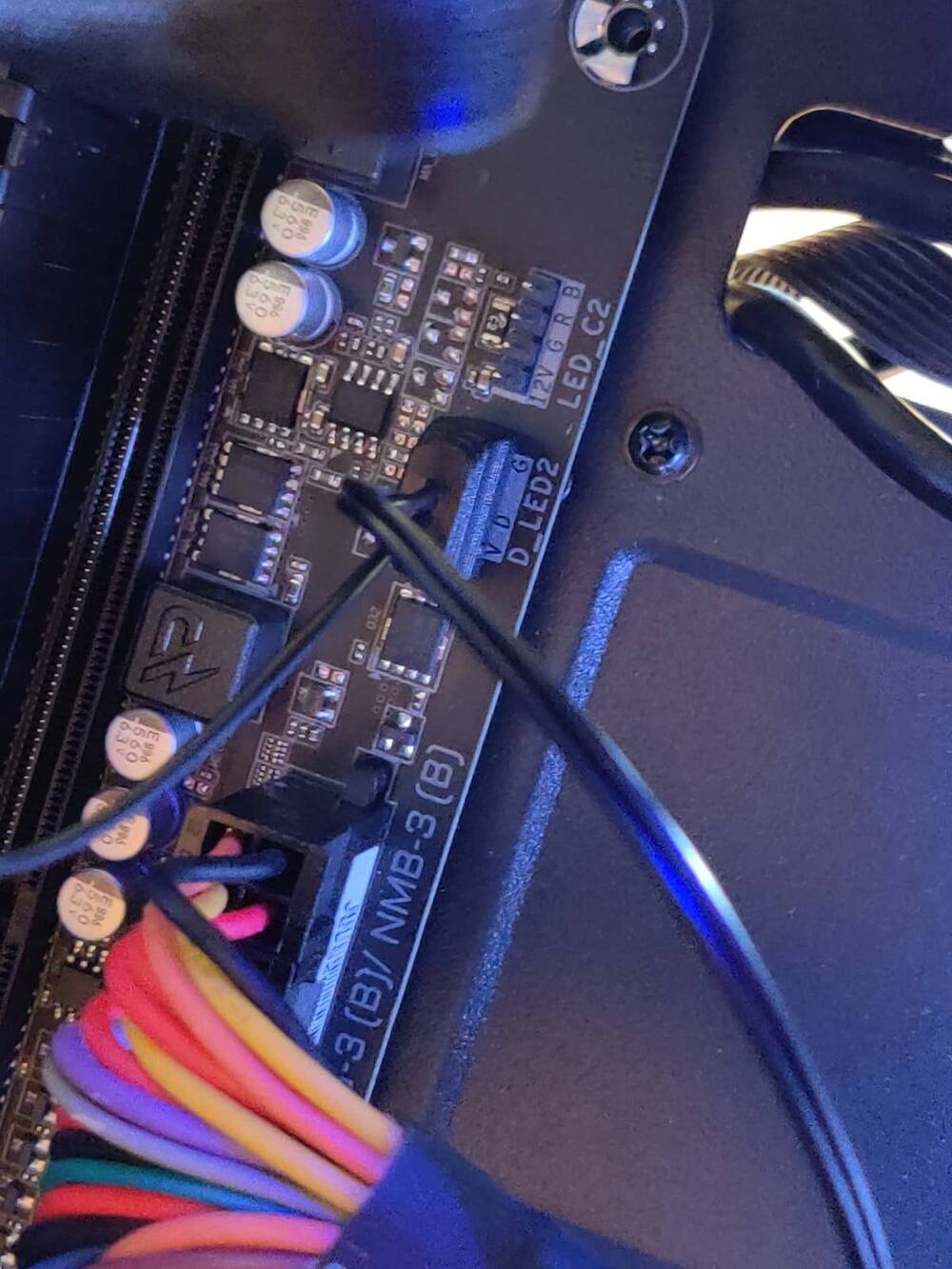 Motherboard not picking up my cases RGB fans CPUs, Motherboards, and