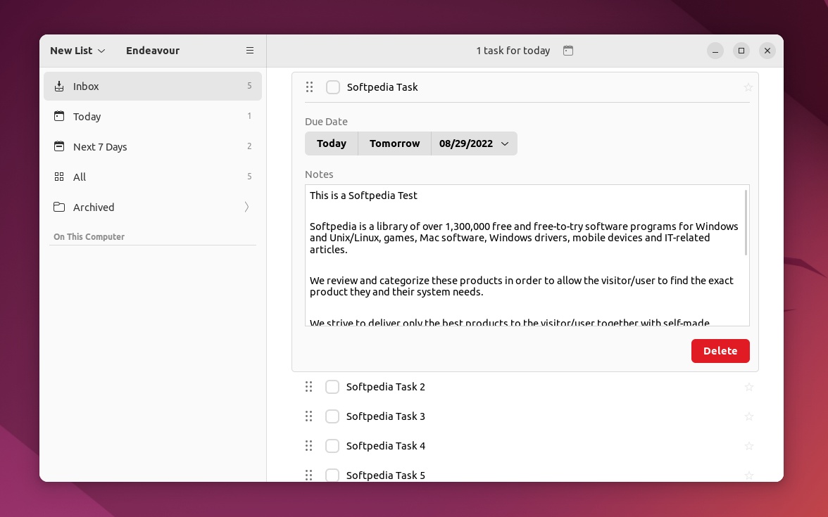 Endeavour (Linux) Download, Review, Screenshots