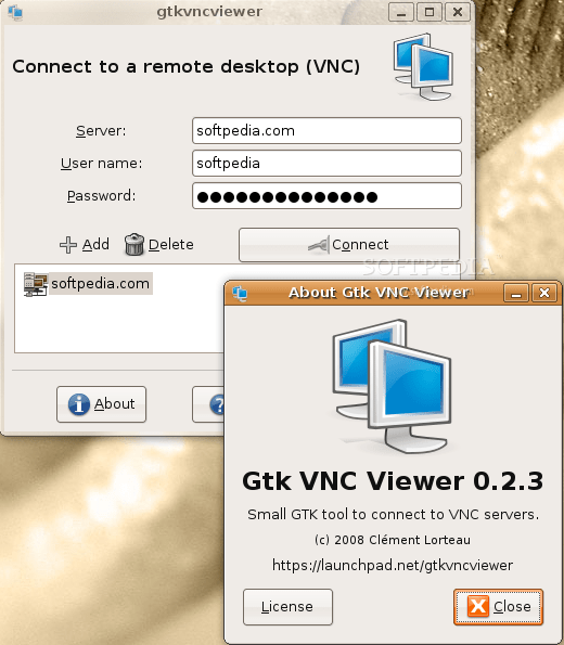 Download GTK VNC Viewer Linux 0.4
