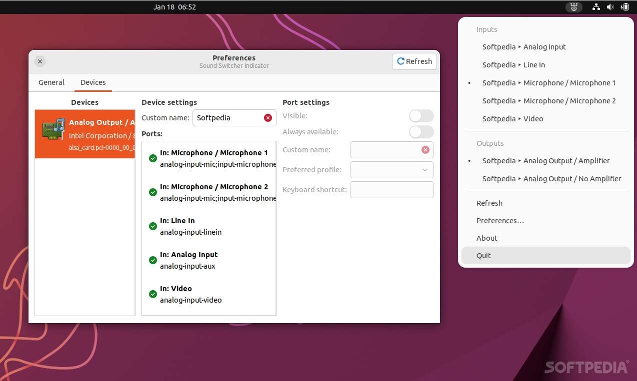 Sound Switcher Indicator (Linux) Download