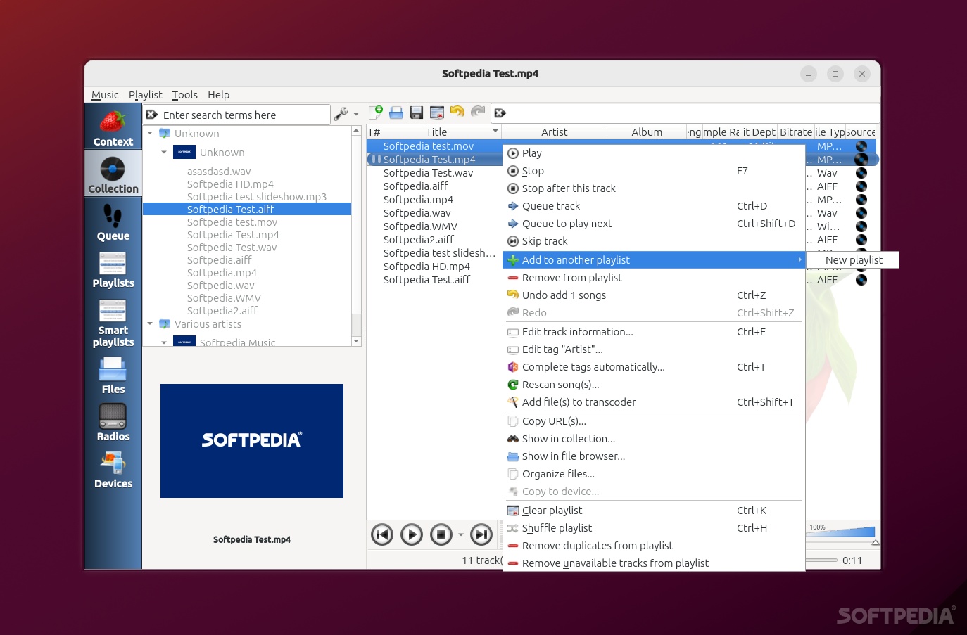 Strawberry (Linux) Download, Review, Screenshots