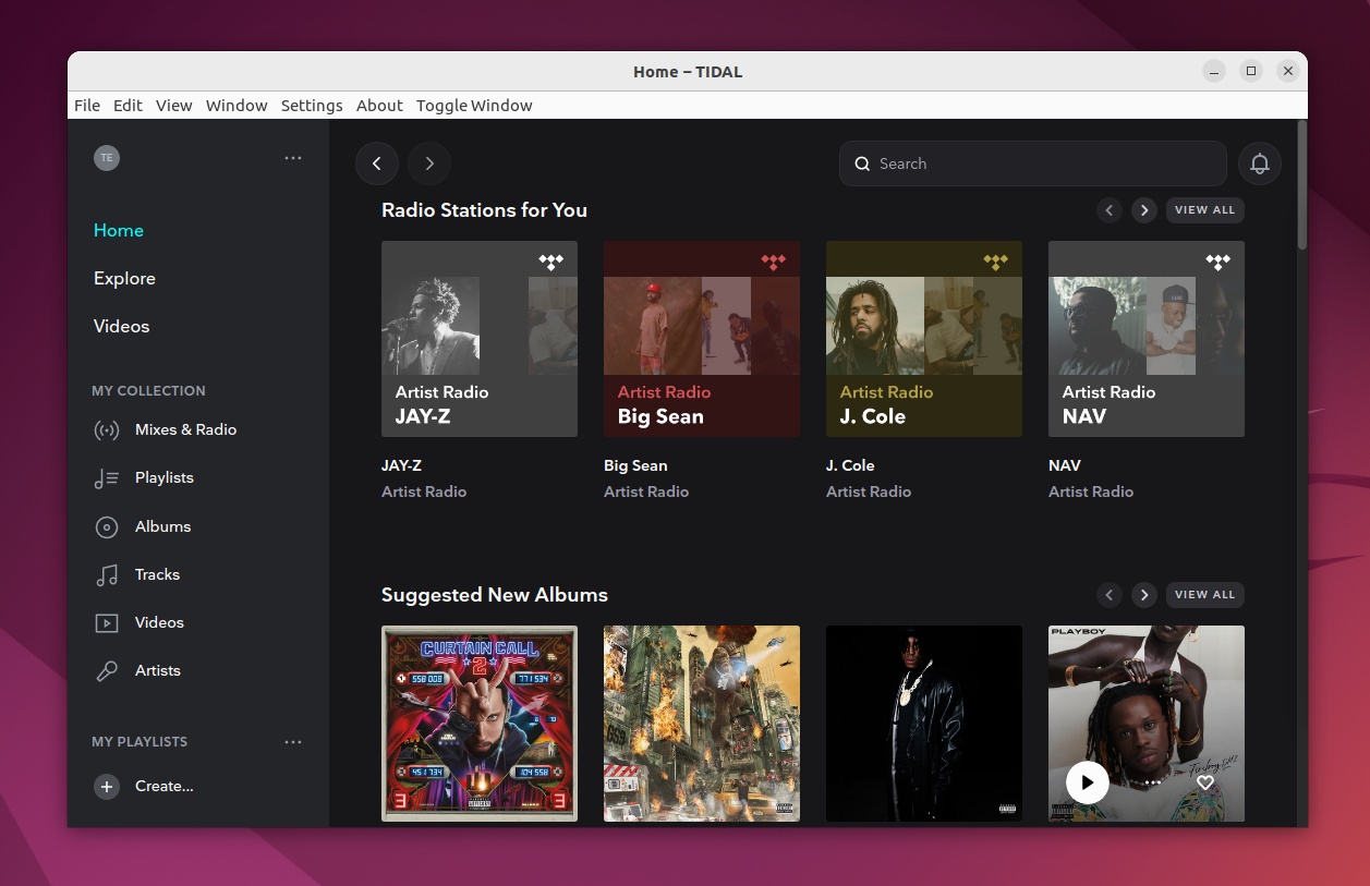 Tidalhifi (Linux) Download, Review, Screenshots