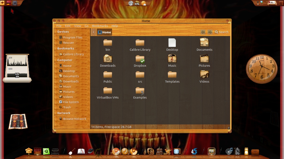 Wood Theme (Linux) Download