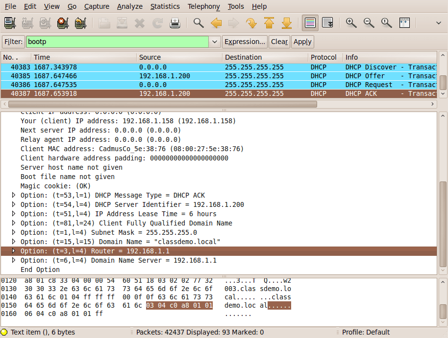 Chapter 12. introduction to dhcp