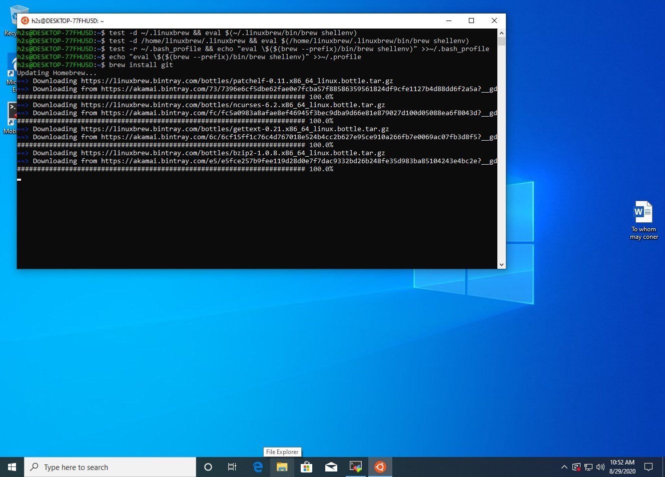 How to install Brew on WSL Windows subsystem for Linux Linux Shout