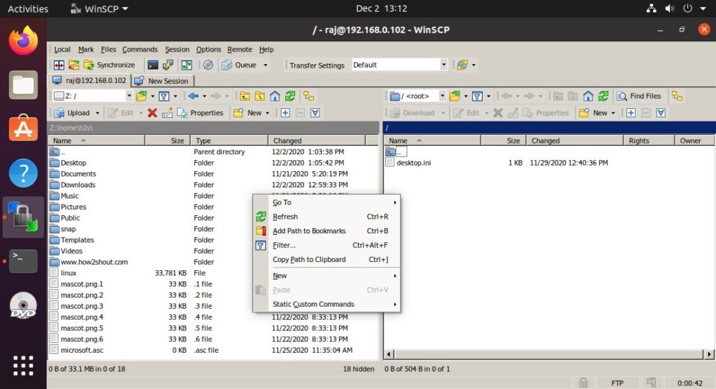 How to install and use WinSCP on Ubuntu Linux - LinuxShout