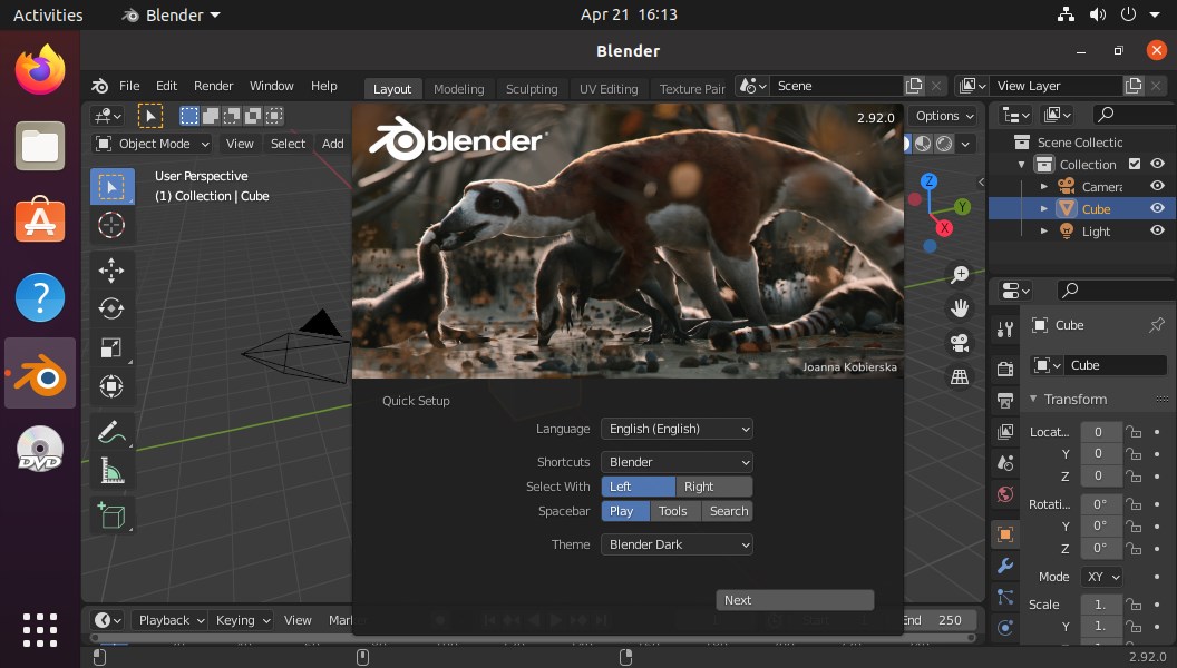 Steps to install Blender on Ubuntu 20.04 LTS Linux Linux Shout