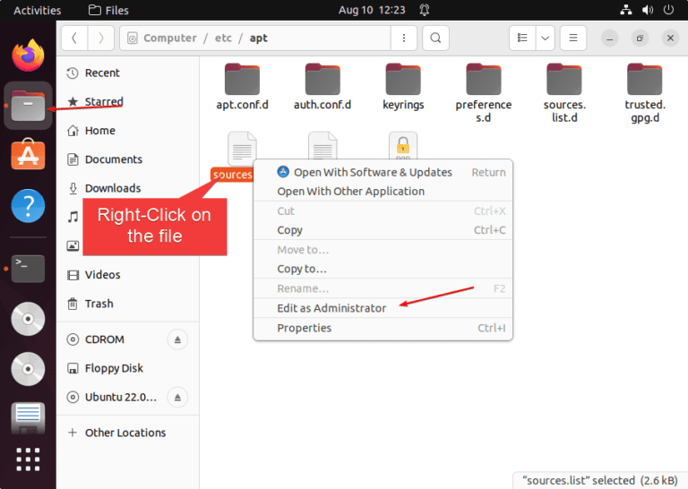 How to Edit Files as Root in Ubuntu using GUI File Manager