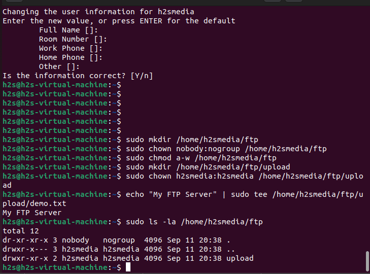 Install VSFTPD FTP Server on Ubuntu 20.04 LTS Linux