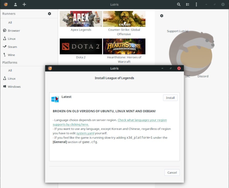 如何在Linux系统中安装League of Legends linux资讯