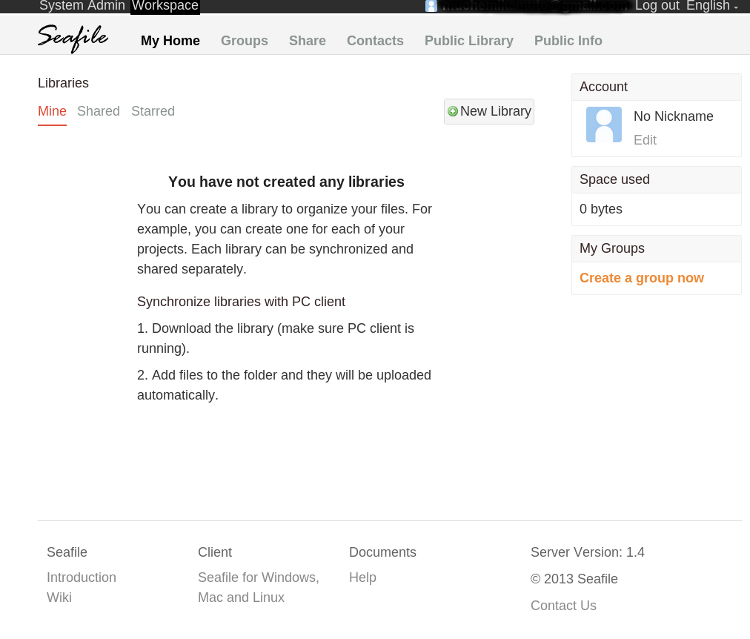 Installazione di Seafile, una alternative open source a Dropbox per