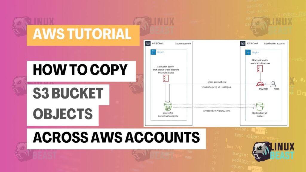 How to Copy S3 Bucket Objects Across AWS Accounts Linuxbeast
