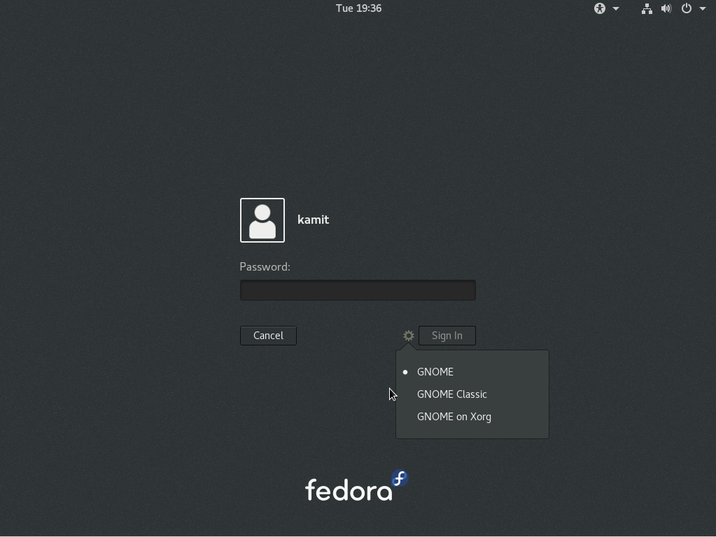 Fedora 25 GNOME 3 screenshots