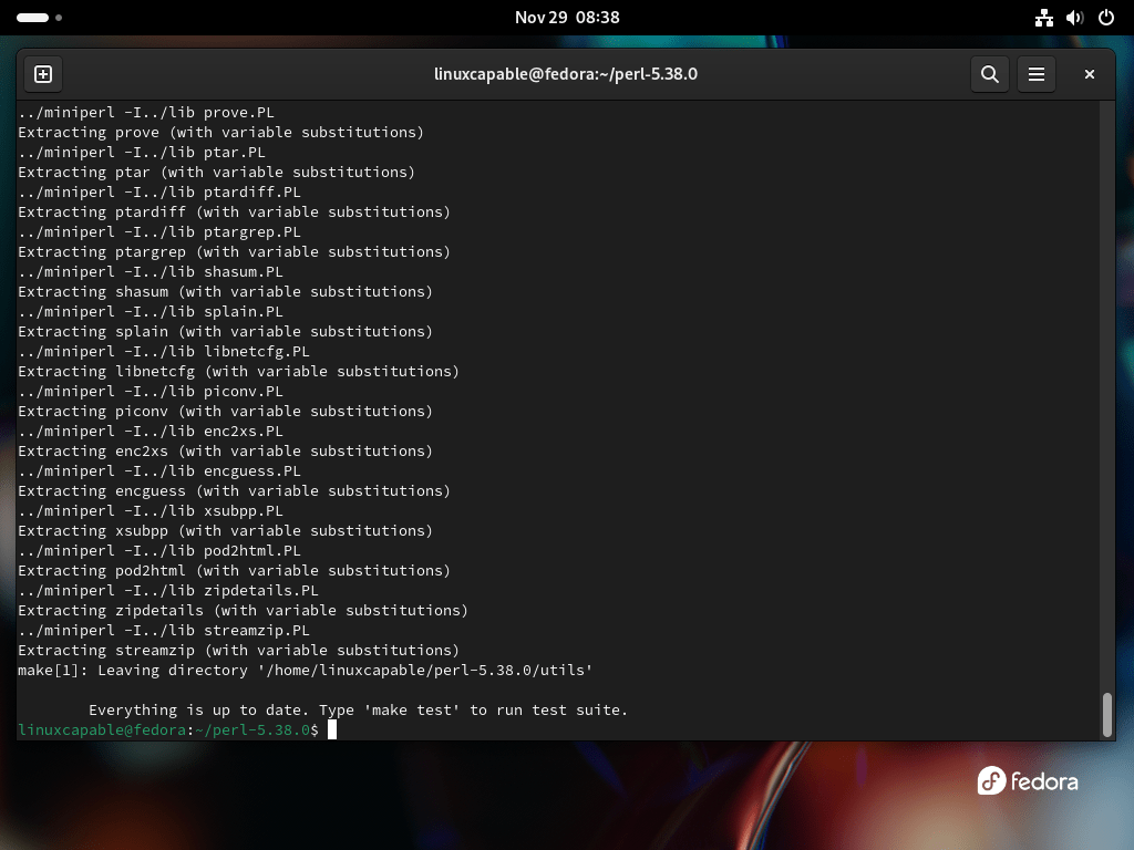 How to Install Perl on Fedora 40 or 39 LinuxCapable
