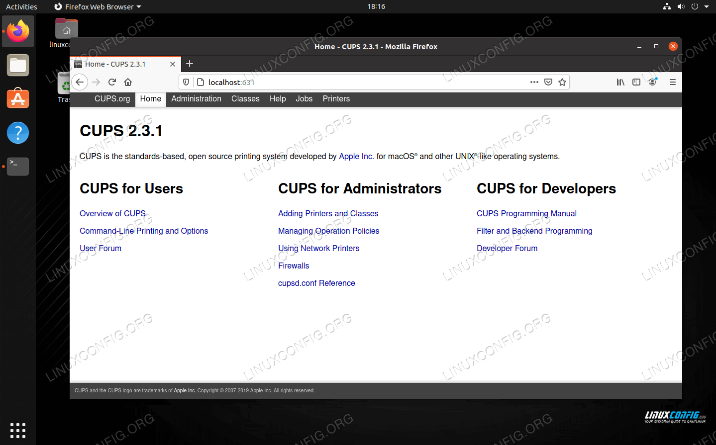 Linux cups tutorial for beginners