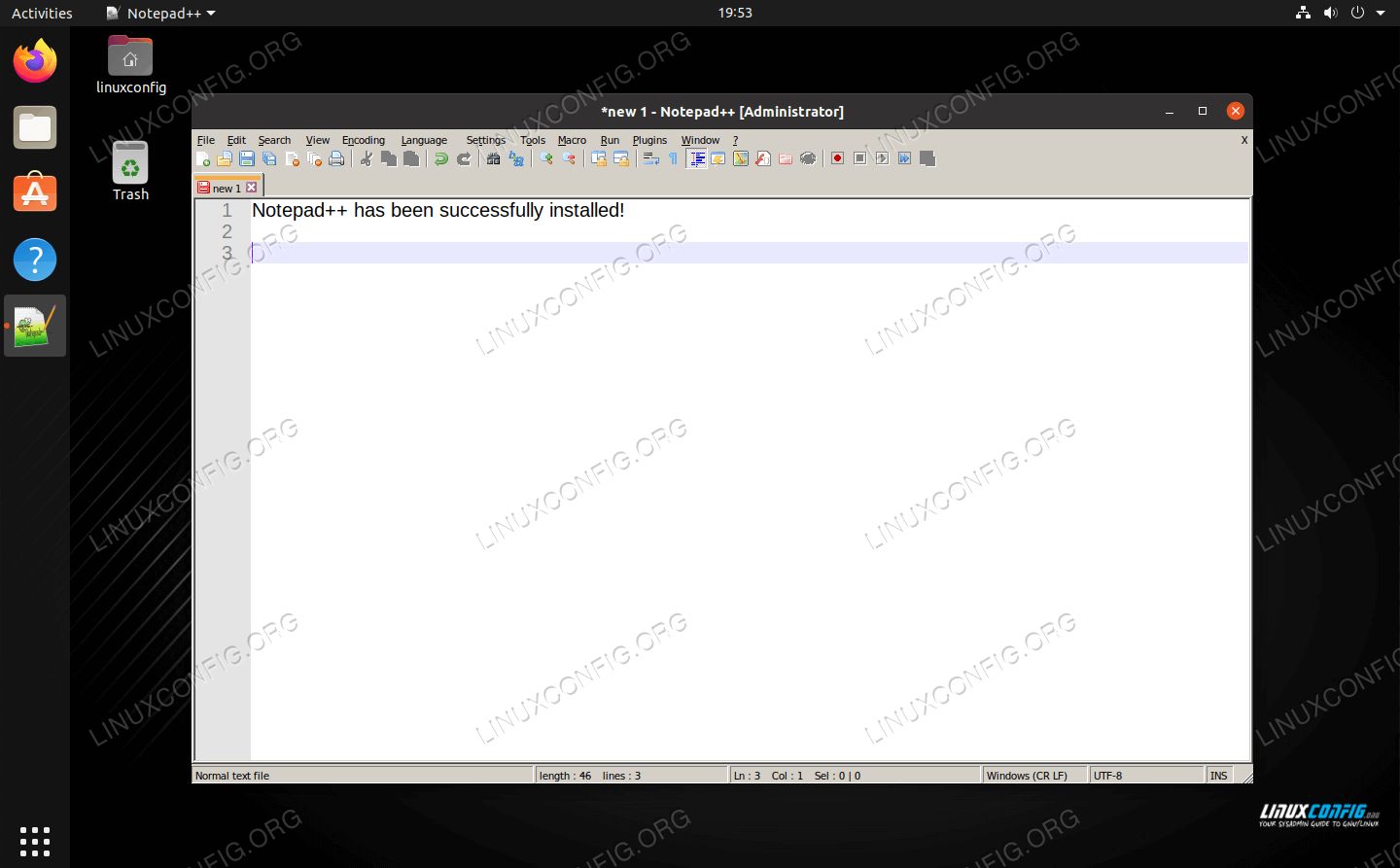 How to install Notepad++ on Linux