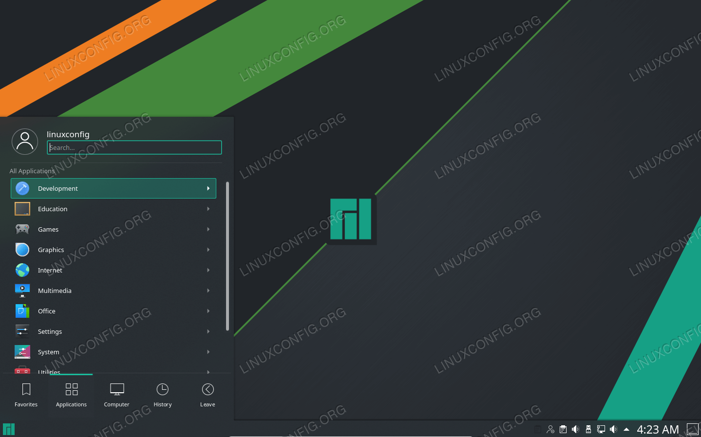 Manjaro Linux KDE installation