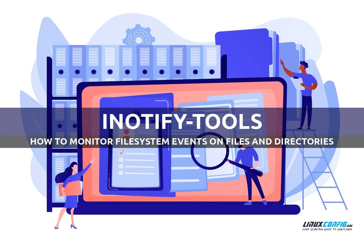 How to monitor filesystem events on files and directories on Linux