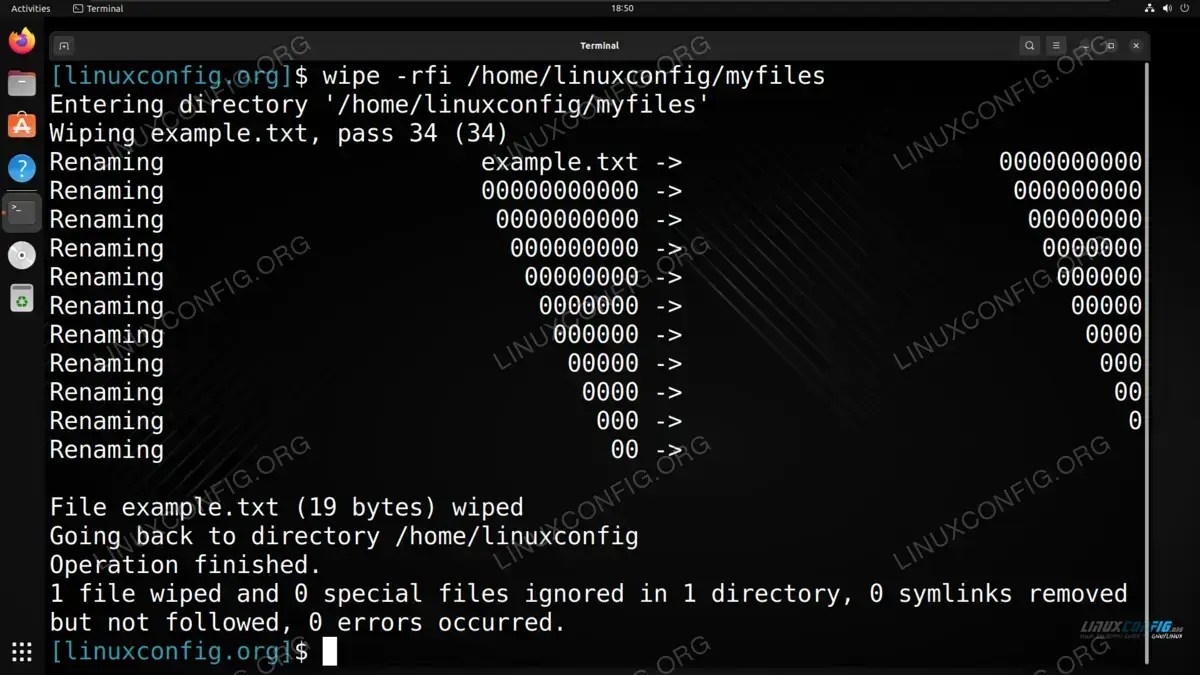 Quick Guide to Securely Erasing Files in Linux Linux Tutorials