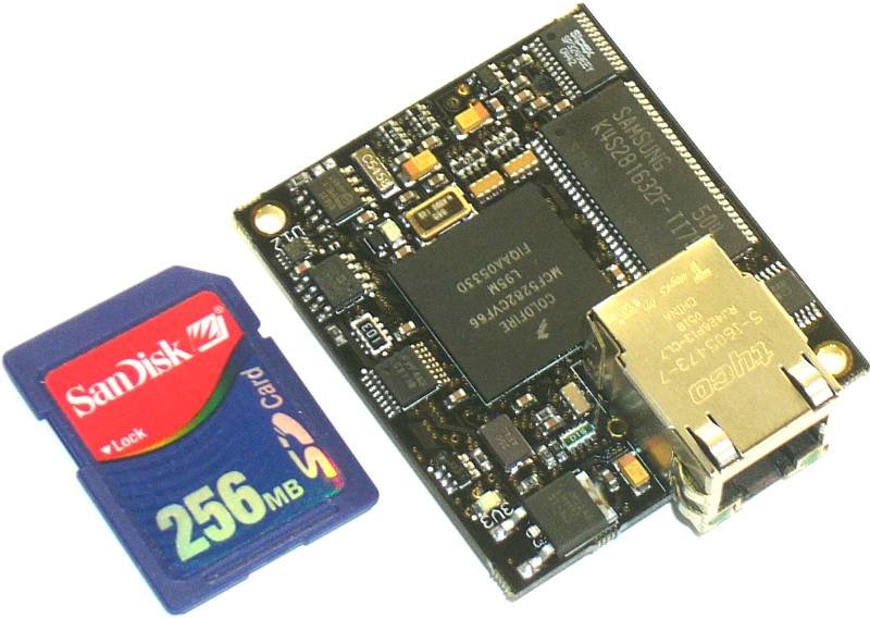 World's smallest networked Linux computer?