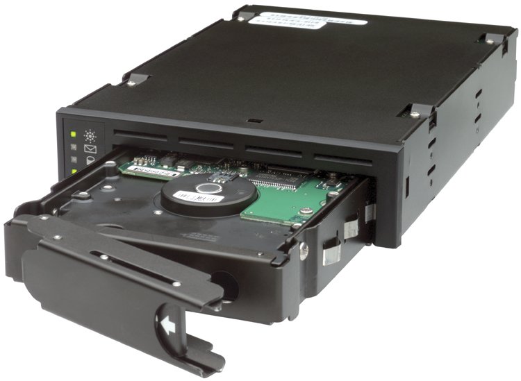 Embedded Linux box fits into CD drive bay