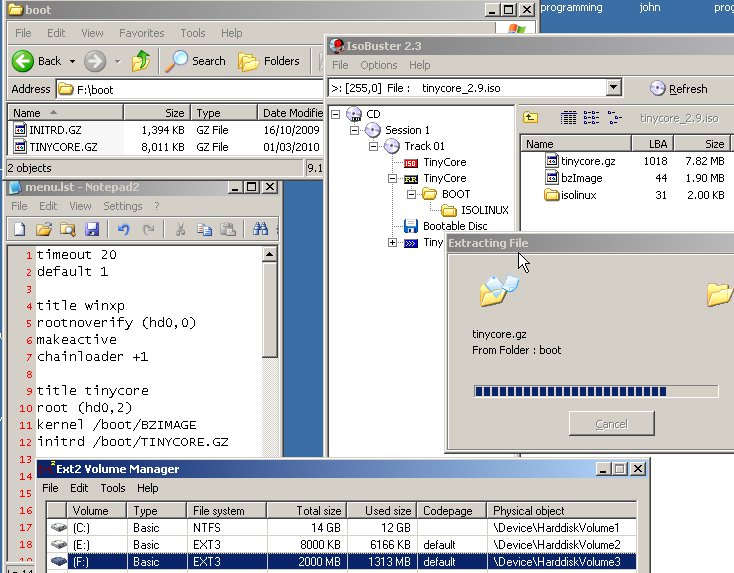 Minimalist Linux distro rev'd to version 3.0