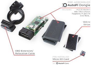 Raspberry Pi based OBD-II dongle connects your car to the cloud