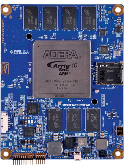Module and dev kit run Linux on Arria 10 FPGA SoC