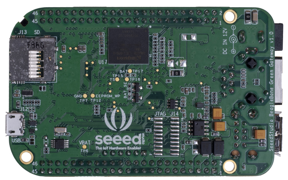 BeagleBone Green Gateway SBC offers LAN and WiFi too
