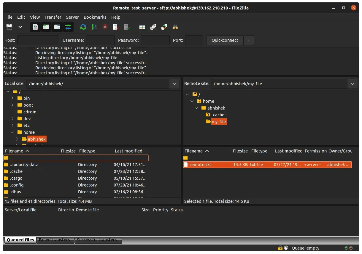 How to Upload Files to Remote System Over SSH