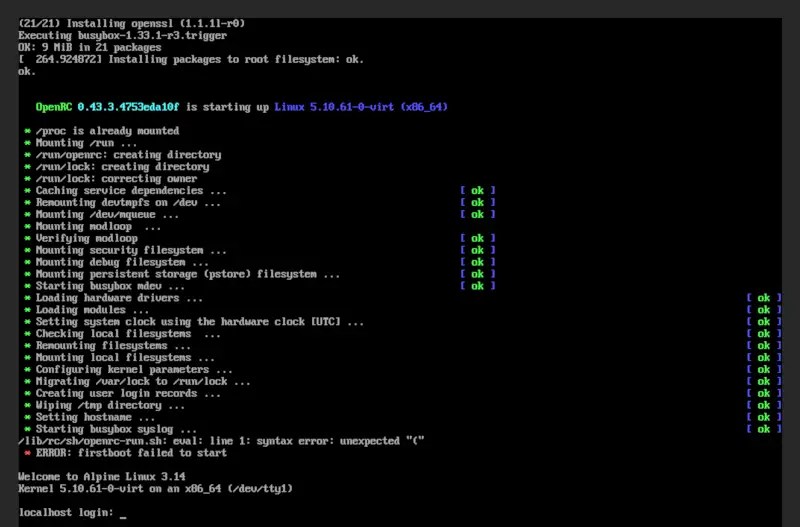 Installing Alpine or other Linux on VPS or Bare Metal Server