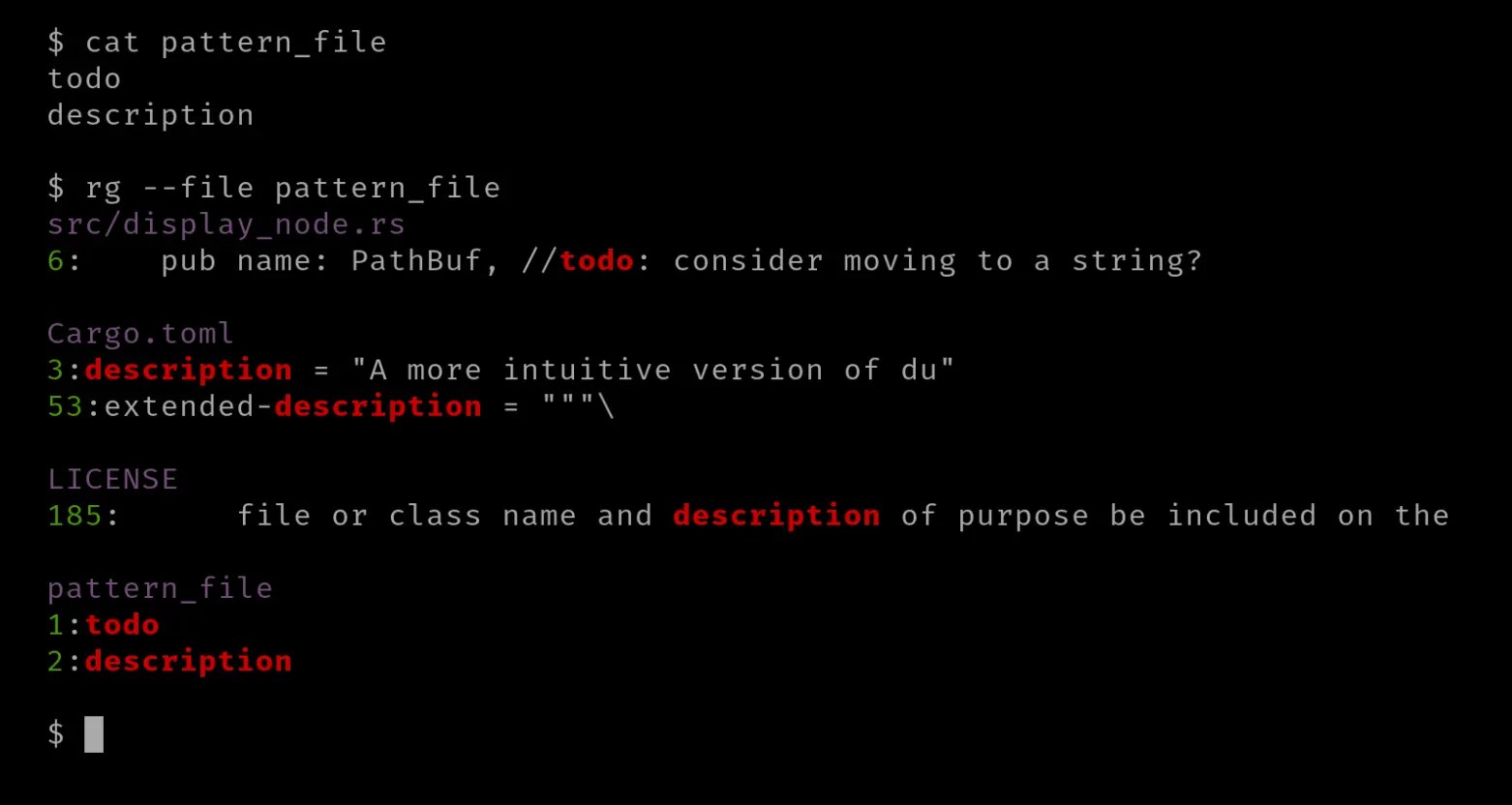 Using ripgrep Command in Linux