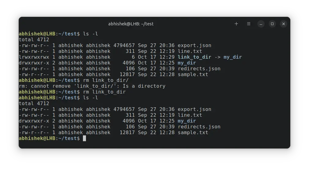 Delete Symbolic Links in Linux [2 Methods]