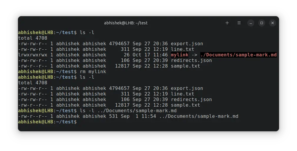 Delete Symbolic Links in Linux [2 Methods]