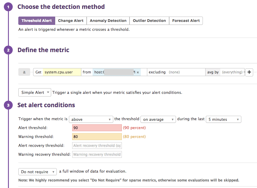 Creating Monitors with DataDog