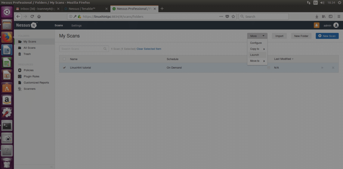 Nessus Ubuntu Installation and Tutorial Linux Hint