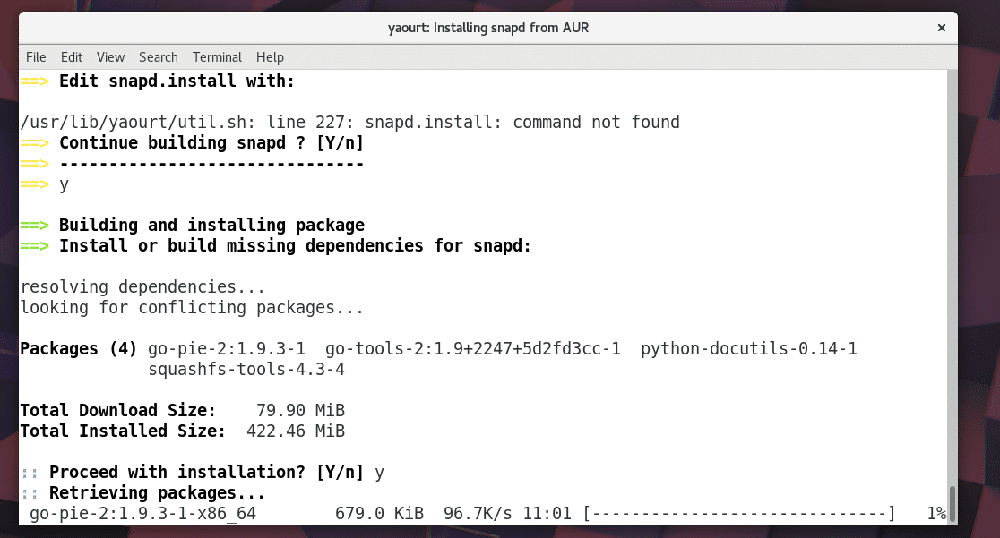 Install Yaourt on Arch Linux IDC