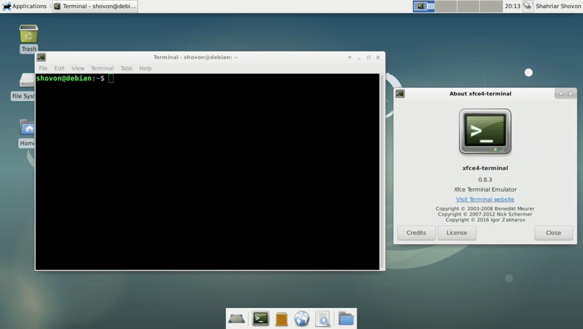 Install XFCE Desktop on Debian 9 Stretch